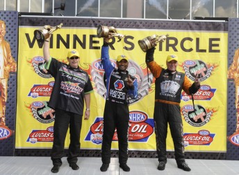 Mike Edwards, Antron Brown and Johnny Gray got the "Wally's" in Atlanta