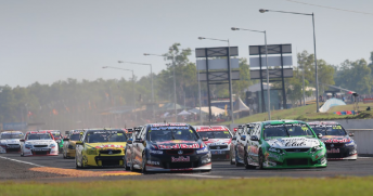 The Super Sprint restart in Darwin