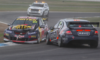 Stoner found trouble just one corner into Race 1 of the weekend