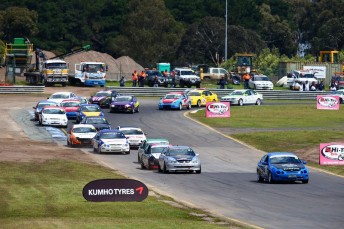 The Saloon Car field at its 2013 season finale