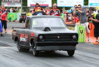 Kelly Corbett established a new NZ drag racing record