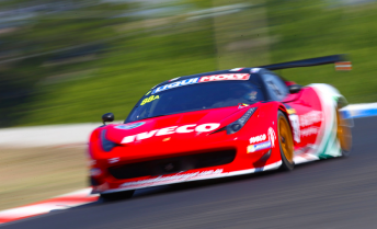 Mika Salo took the Maranello Ferrari to provisional pole