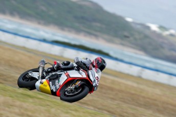 Sylvain Guintoli will start off pole at Phillip Island