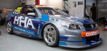 Nick Percat's reskinned Holden to run in Heavy Haulage Australia livery in Tasmania