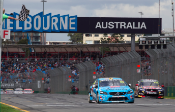 Scott McLaughlin takes the chequered flag