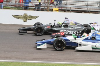 Tony Kanaan winning the 2013 Indy 500