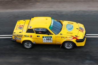 Craig Haysman (1981 Triumph TR7) leads the Classics