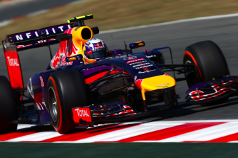Daniel Ricciardo finished third in Spain