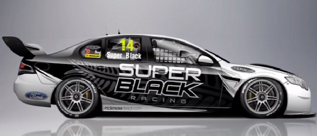 A Super Black livery shown on TV3 News