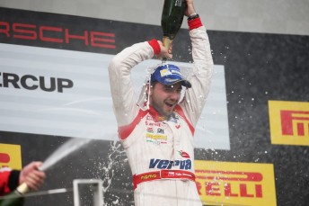 Kuba Giermaziak claims Hungary Hungary round of the Porsche Supercup