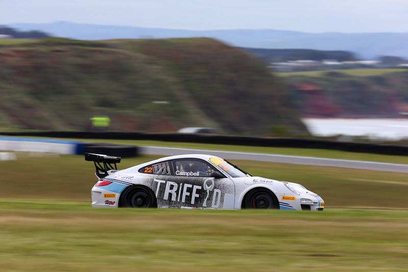 Matt Campbell made it three wins from three starts in the GT3 Cup Challenge