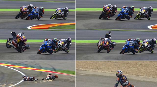 Miller and Marquez collide at Aragon