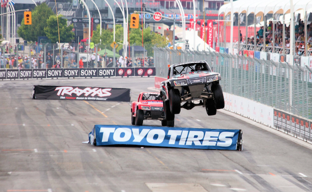 The Stadium Super Trucks at the Long Beach IndyCar Grand Prix earlier this year