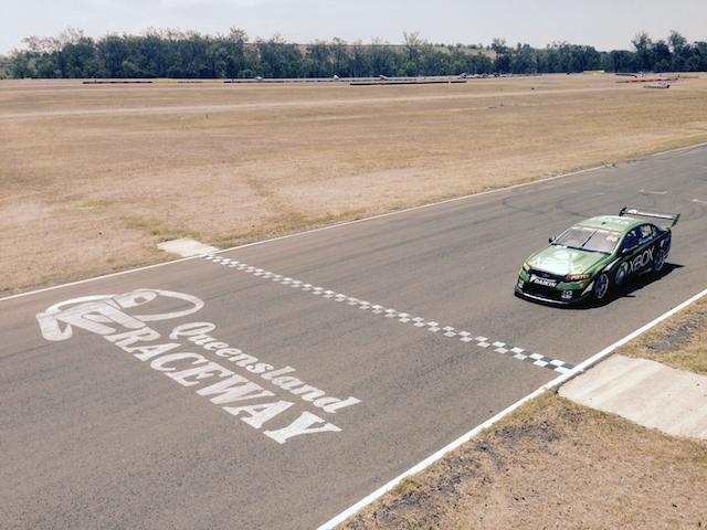 Ambrose chalking up laps at Queensland Raceway