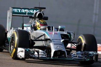 Pascal Wehrlein topped the times in the final day of the Abu Dhabi test