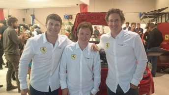 Jono Lester, Graeme Smyth and John McIntyre at the teams launch