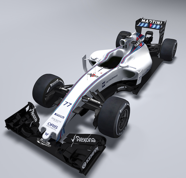 Williams FW37 with new nose design