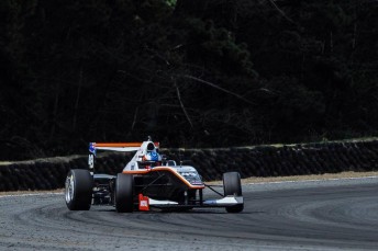 Randle sliding the TRS FT-50 at Teretonga