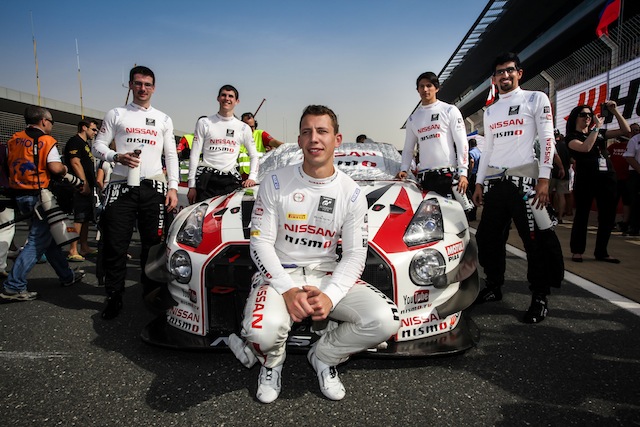 Florian Strauss (centre) will replace Alex Buncombe in the Nismo GT-R GT3 in an 11th hour switch
