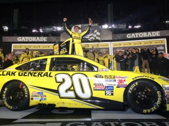 Kenseth celebrates at Daytona