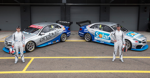 The two Erebus Mercedes AMGs