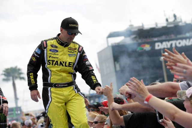 Marcos Ambrose made six starts in the Daytona 500, but won't be watching on this year