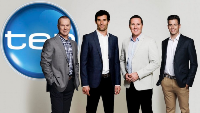 From left: Larkham, Webber, White and Kelly