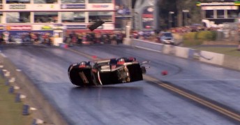 Bray's terrifying accident at Willowbank in June last year
