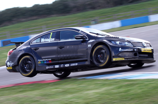 Reigning champion Turkington aboard the BMR Passat