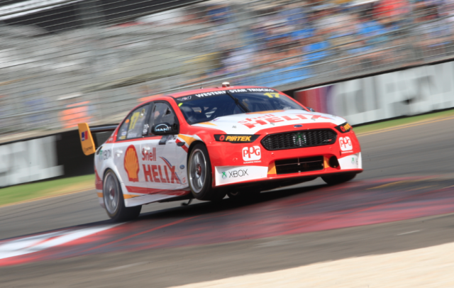 Marcos Ambrose on track in Adelaide earlier this month