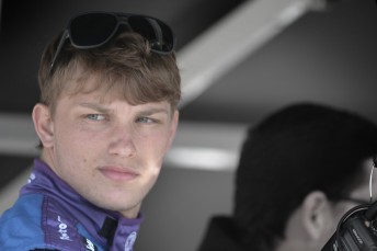 Sage Karam will share duties with Saavedra this season after running in the opening two rounds