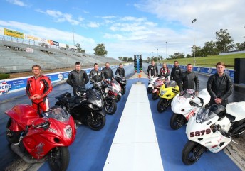 A host of father and son racers will compete on two-wheels at the Fuchs Winternationals this weekend. pic: dragphotos.com.au