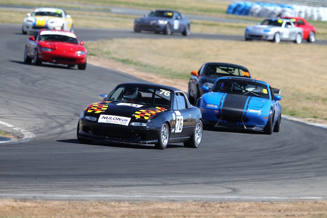 The Mazda MX5 Nationals will be held at Wakefield Park this weekend. pic: John Smith