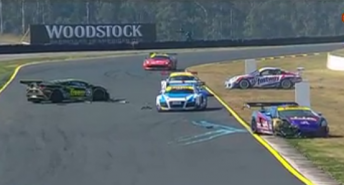 The scene of the incident between Turns 7 and 8