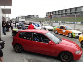 Uncles Club members about to take to the track. Photo credit: Targa NZ