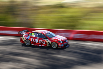 The GRM Holden that the Russells will race, pictured at Bathurst in 2013