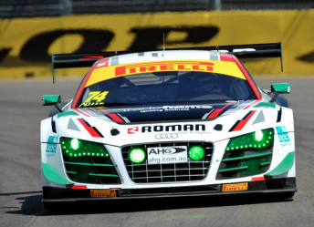 Crick aboard the AGTC Audi in Townsville