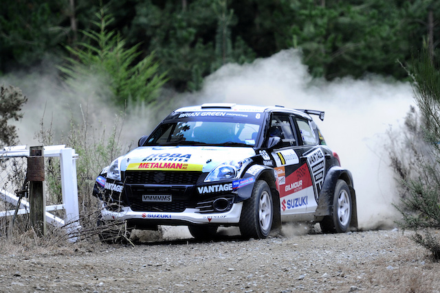 Emma Gilmour and her experienced Australian co-driver Anthony McLoughlin. pic: Geoff Ridder
