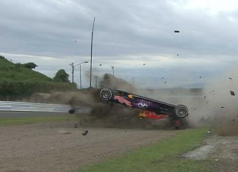 Kvyat suffers roll in qualifying at Suzuka
