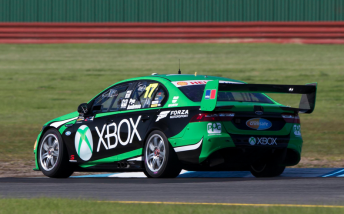Marcos Ambrose on track during Friday practice