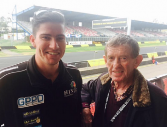 Ben and Allan Grice at last weekend's Muscle Car Masters