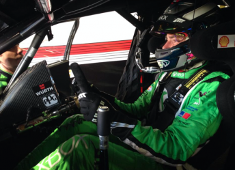 Scott Pye behind the wheel of the #17 Ford