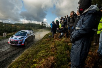 Paddon had issues with the conditions and his car