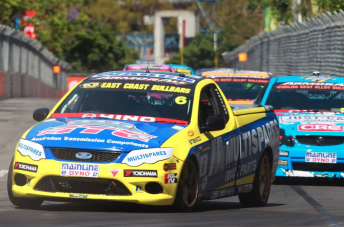 Ryan Hansford on his way to victory in the final race of the season