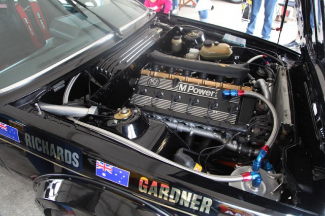 Sturgeon's car features the 24-valve engine homologated in 1983