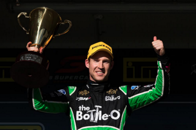 David Reynolds held off Jamie Whincup to win Race 29