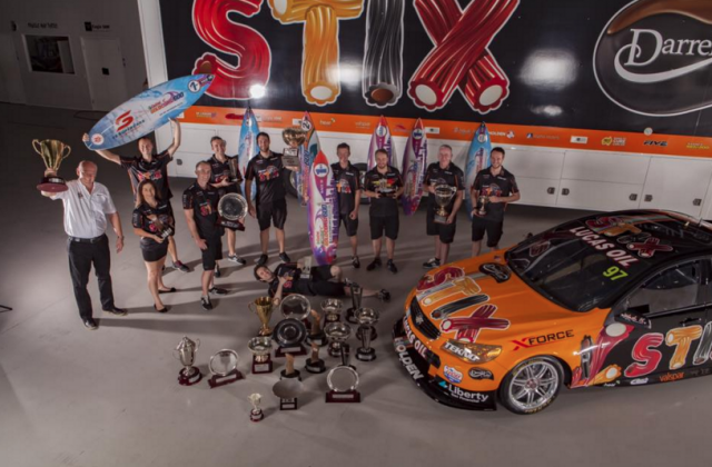 The Tekno team pose at their team workshop on Monday