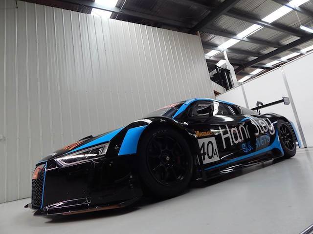 Davies is a late replacement for Heimgartner in the Koundouris Audi