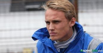 Max Chilton has experienced his maiden rookie tests at Sonoma and Fontana with the Ganassi team