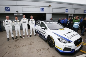 The new Subaru Levorg BTCC car